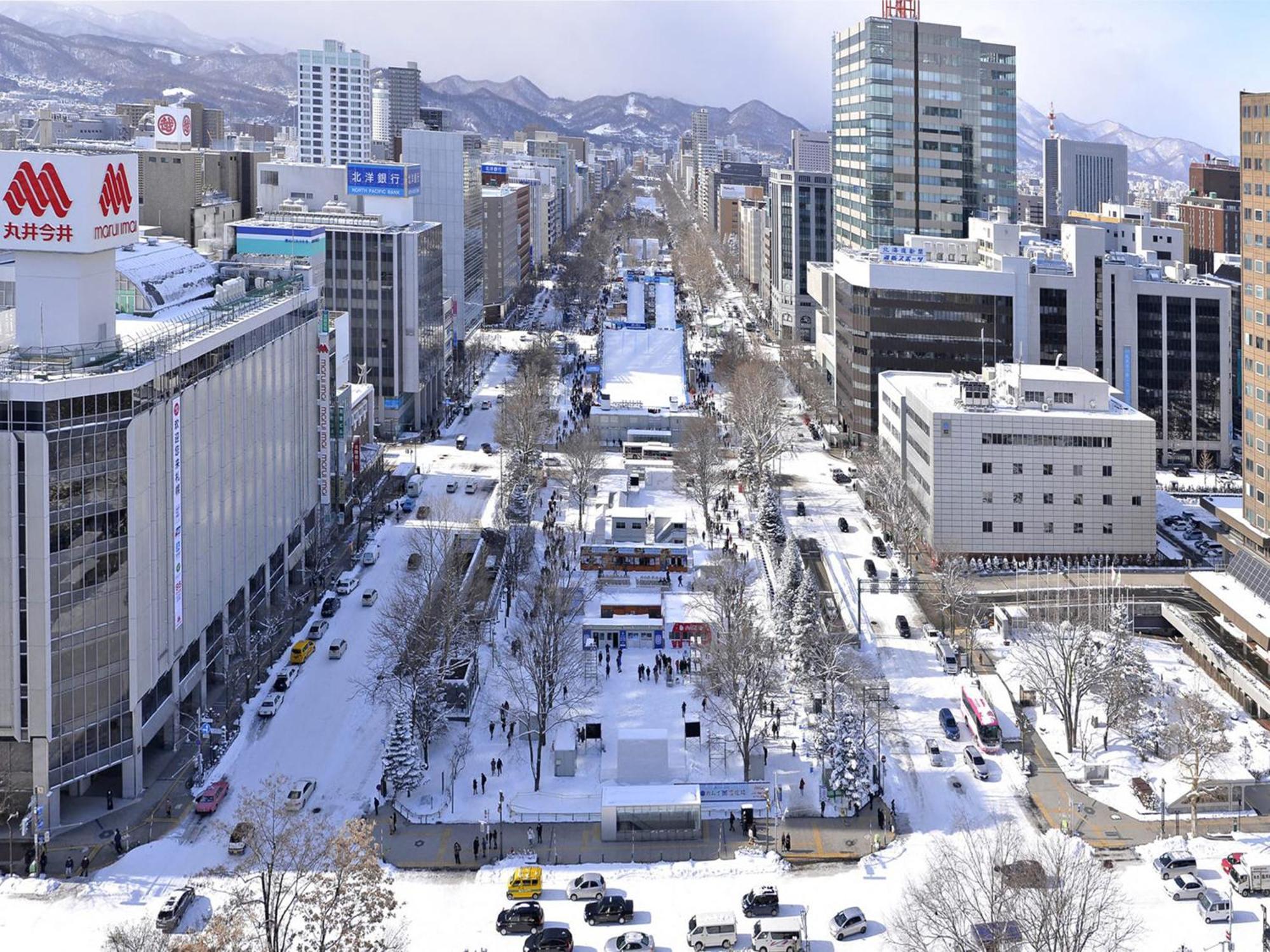 Hotel Androoms Sapporo Susukino Dış mekan fotoğraf